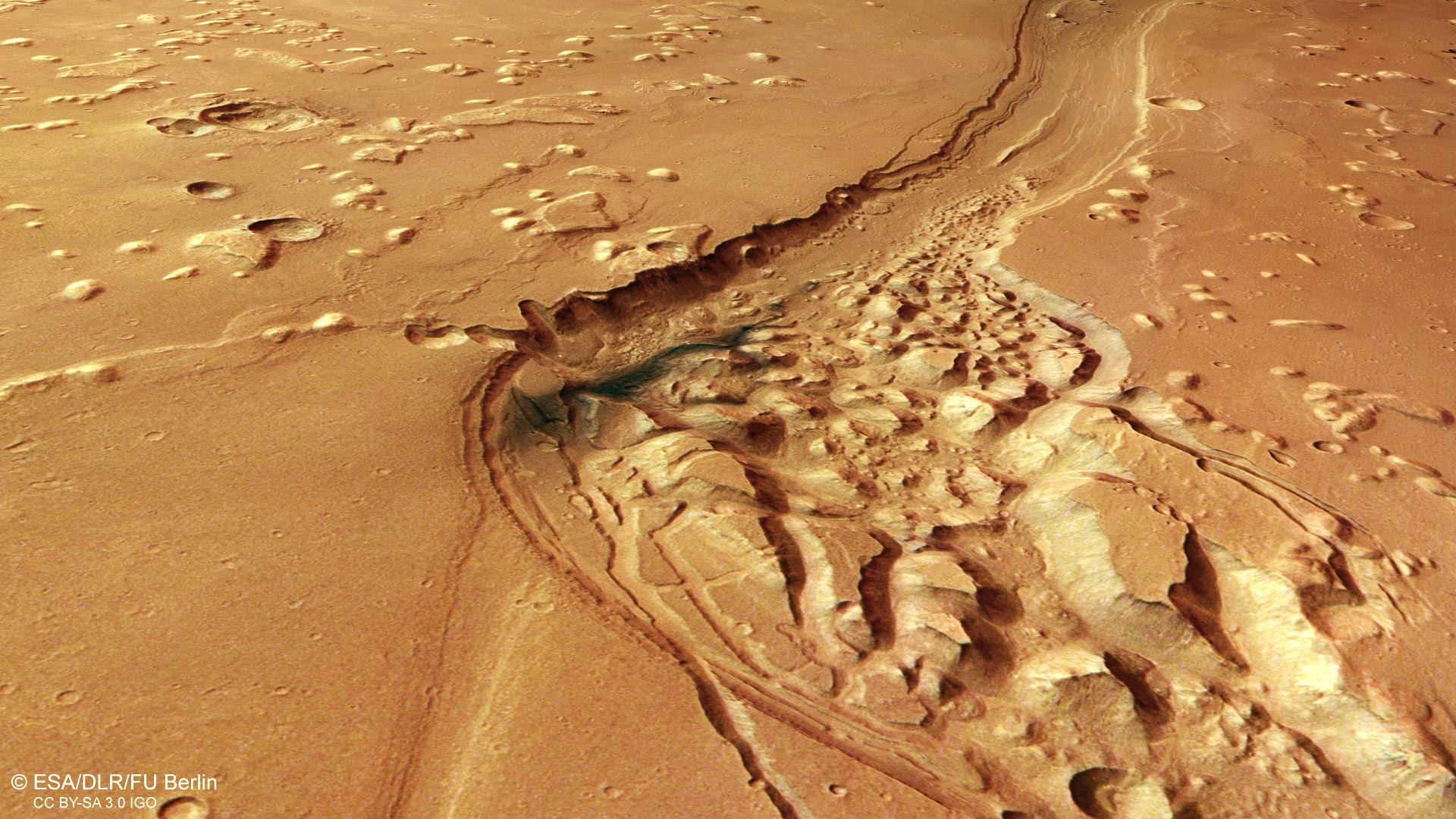 Ancient Mega-Floods Once Ripped Across Mars and Left This Giant Scar