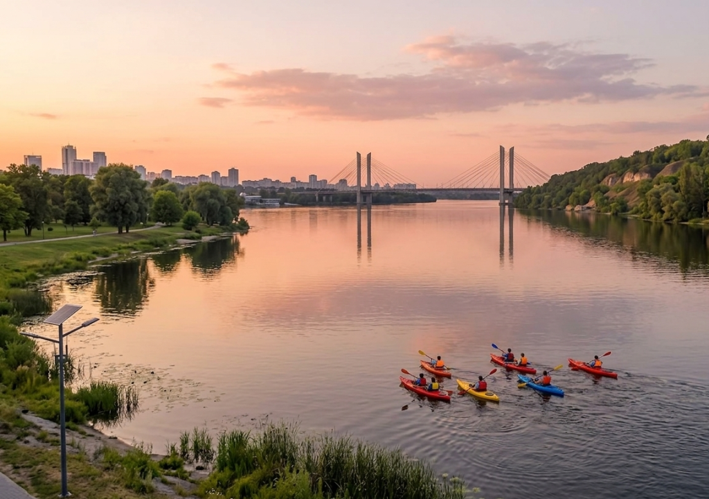 Evening Dnipro: Sunset Cruises, Boat Rentals & Waterfront Romance