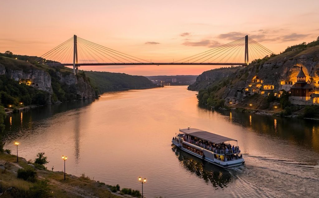 Evening Dnipro: Sunset Cruises, Boat Rentals & Waterfront Romance
