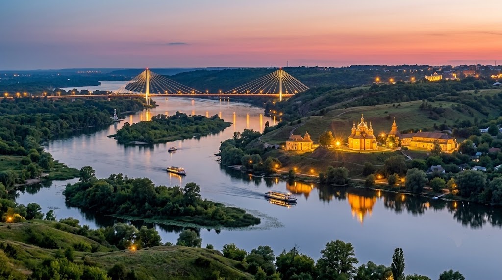 Evening Dnipro: Sunset Cruises, Boat Rentals & Waterfront Romance